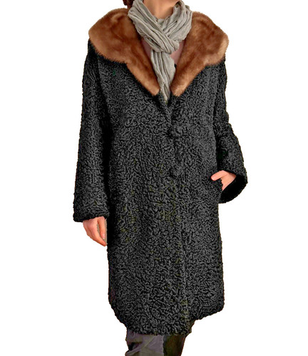Cappotto pelliccia vera con