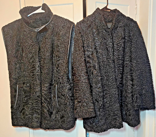 Gilet cappotto vintage nero - gilet, e