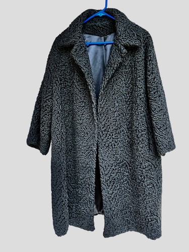 Cappotto pelliccia nero
